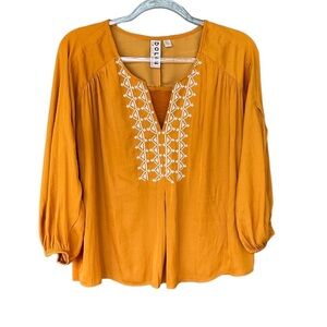 Anthropologie Dolan Left Coast Peasant Top